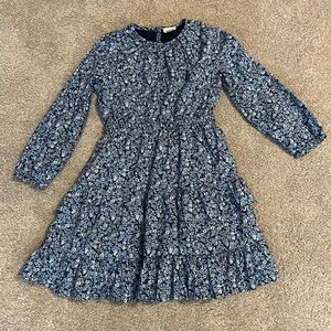 Crewcuts Navy Floral Kids Dress